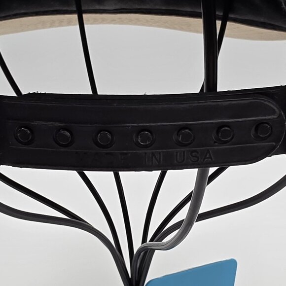 Vintage Taz Hat Cap Snap Back Black Tan Mens Looney Tunes Cartoon Made USA 90s - Picture 4 of 9